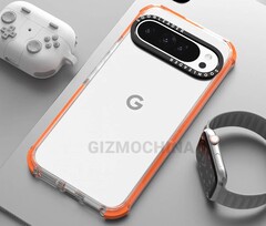 El nuevo módulo de cámara del Pixel 9 Pro se adapta mejor a las fundas protectoras. (Imagen: Gizmochina)