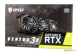 El MSI GeForce RTX 3070 Ventus 3X OC - proporcionado por MSI Taiwán