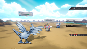 En la imagen: una captura de pantalla del juego Pokémon Gamma Emerald.