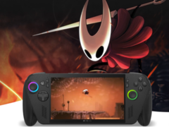 Arte promocional mostrando la Xbox ROG Ally X ejecutando Hollow Knight: Silksong (fuente de la imagen: Xbox)