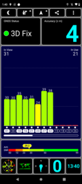 GPS al aire libre