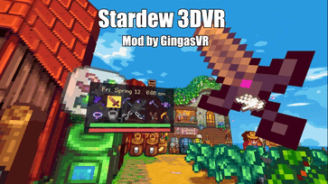 En la imagen: una captura de pantalla del juego Stardew 3DVR.
