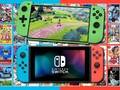 El concepto de Nintendo Switch 2 (Pro) de ZONEofTECH por encima de la consola Switch original. (Fuente de la imagen: Nintendo/ZONEofTECH/Destructoid - editado)