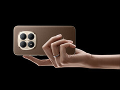 El precio global del Redmi Note15 Pro+ es de 499 euros. En la imagen: el color marrón moca del teléfono. (Fuente de la imagen: Xiaomi - editado)