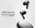Os Earbuds Enco X2 TWS. (Fonte: OPPO)