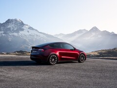 El nuevo Model Y rojo cereza de medianoche (imagen: Tesla)