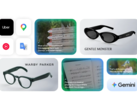 Una imagen promocional de Google muestra la próxima plataforma de gafas inteligentes Android XR con nuevos diseños de gafas de Gentle Monster y Warby Parker, junto con funciones impulsadas por IA como traducción en directo, navegación, reconocimiento de música, búsqueda visual y aplicación de manos libres