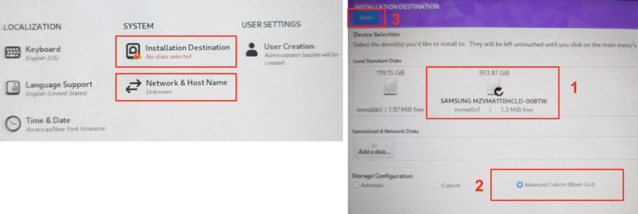 La instalación de Bazzite es probablemente la parte más complicada del proceso, ya que tiene que crear las particiones manualmente (Fuente de la imagen: Notebookcheck)