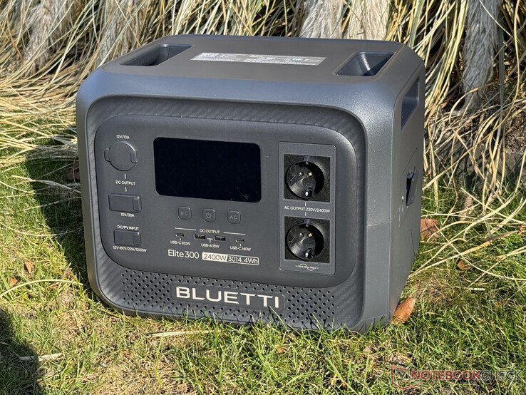 Estación eléctrica Bluetti Elite 300 en pruebas
