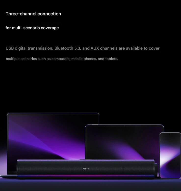 Modos de conectividad del Redmi Desktop Speaker 2 Pro (Fuente de la imagen: Xiaomi - machine translated)