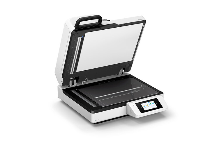 El escáner de documentos DS61000WN es compatible con un alimentador automático de documentos (ADF) de hasta 150 páginas