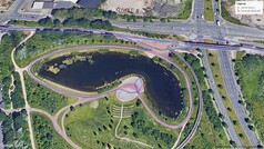 Viaje de prueba del GNSS: Lago