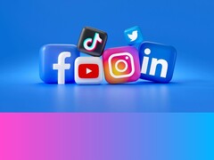 Logotipos de plataformas de medios sociales populares