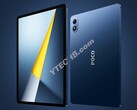 Se rumorea que el Poco Pad M1 vendrá en colores azul y negro. (Fuente de la imagen: Ytechb, editado)