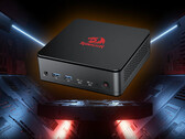 Mini PC Redragon MPC745 sobre un fondo futurista