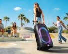 La torre de sonido Samsung tiene 240 vatios y 18 horas de autonomía (Fuente de la imagen: Samsung)