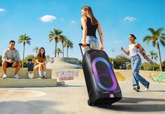 La torre de sonido Samsung tiene 240 vatios y 18 horas de autonomía (Fuente de la imagen: Samsung)