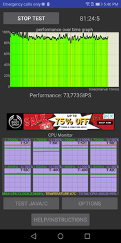 Prueba de aceleración de la CPU. La temperatura central puede alcanzar más de 50 C