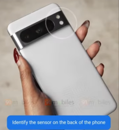 Se ha desvelado una nueva característica del Pixel 8 Pro (imagen vía 91mobiles)