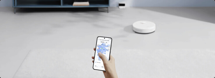 El robot aspirador Xiaomi S40C (en la imagen) puede controlarse a través de la aplicación Xiaomi Home. (Fuente de la imagen: Xiaomi)