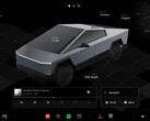 Pantalla de inicio de Cybertruck UI (imagen: Andrew Goodlad/Tesla)