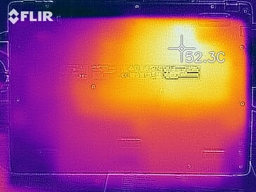 Desarrollo de calor en la parte inferior (carga)