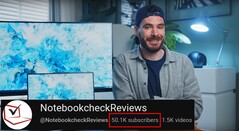 El canal de YouTube de Notebookcheck ha superado recientemente la barrera de los 50.000 suscriptores. (Fuente de la imagen: NotebookcheckReviews en YouTube)