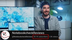 El canal de YouTube de Notebookcheck ha superado recientemente la barrera de los 50.000 suscriptores. (Fuente de la imagen: NotebookcheckReviews en YouTube)
