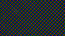 Matriz de subpíxeles de la pantalla OLED del Xiaomi 17T
