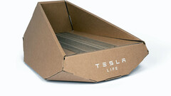 Caja sanitaria para gatos con forma de cibercamión (imagen: Tesla)