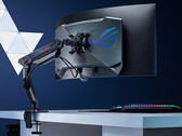 El ROG Swift OLED PG39WCDM ofrece un 32% más de espacio de pantalla que un ultrawide típico de 34 pulgadas. (Fuente de la imagen: Asus)
