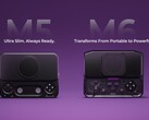 El Abxylute M5 presenta un diseño ultradelgado, mientras que el M6, con su empuñadura ergonómica desmontable, es más grueso.
