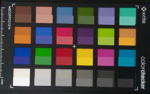 ColorChecker: Los colores de referencia se encuentran en la mitad inferior de cada cuadrado.