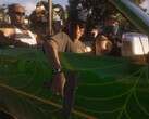 Una captura de pantalla del tráiler de lanzamiento de GTA 6