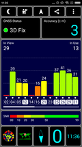 Prueba de GPS en el exterior