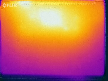 Prueba de esfuerzo de temperaturas superficiales (abajo)