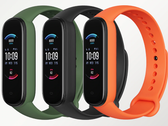 El Amazfit Band 6 viene en color oliva, negro de medianoche y naranja. (Fuente de la imagen: AliExpress)