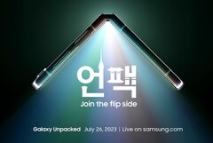 El Galaxy Z Flip5 será uno de los varios dispositivos que Samsung lanzará a finales de este mes. (Fuente de la imagen: Samsung)