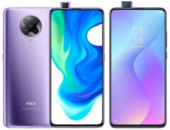 Xiaomi usó cámaras pop-up en la Poco F2 Pro y Mi 9T Pro/Redmi K20 Pro. (Fuente de la imagen: Xiaomi/GSMArena - editado)