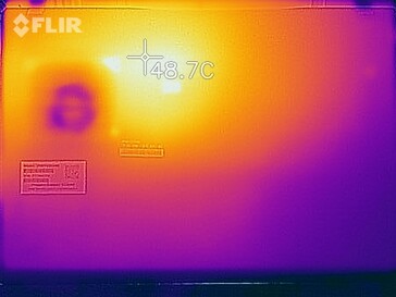 Ensayo de esfuerzo de desarrollo de temperatura (abajo)