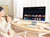 ASUS anuncia el ZenScreen Smart MS27UC como un monitor de oficina que hace las veces de televisor inteligente compacto. (Fuente de la imagen: ASUS)