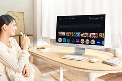 ASUS anuncia el ZenScreen Smart MS27UC como un monitor de oficina que hace las veces de televisor inteligente compacto. (Fuente de la imagen: ASUS)