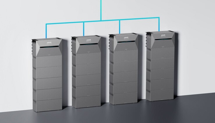 Está previsto el funcionamiento en clúster de hasta cuatro Solarbank 3 Pro. (Fuente de la imagen: Anker Solix)
