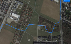 GPS Garmin Edge 520: Atravesando una zona boscosa