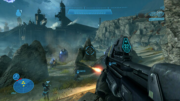 En la imagen: Una captura de pantalla de juego de Halo: The Master Chief Collection (Halo Reach).