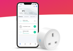 El Enchufe Inteligente Wi-Fi de Humax proporciona métricas de uso de energía en la aplicación, como el total de kWh. (Fuente de la imagen: Humax)