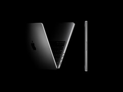 Apple El rediseño del MacBook y la actualización OLED podrían ser exclusivos de los modelos M6 Pro y Pro Max. En la imagen: imagen promocional del portátil M5. (Fuente de la imagen: Apple - editado)