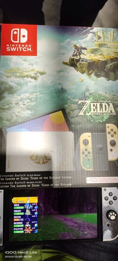 Caja OLED de Legend of Zelda: Tears of the Kingdom Edition para Nintendo Switch (imagen vía Reddit)
