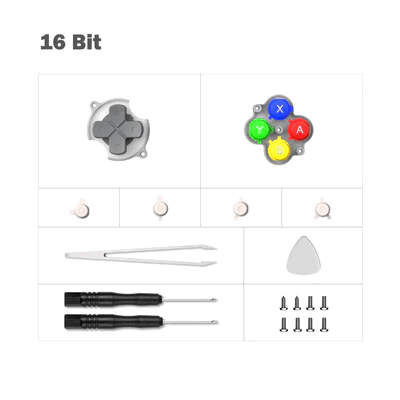 El juego de botones Retroid Pocket Nova incluye todas las herramientas que necesita.