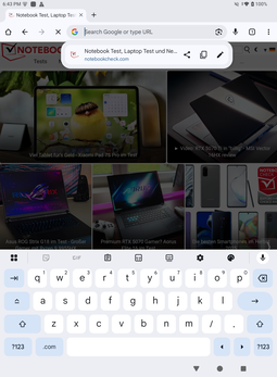 Teclado en formato vertical